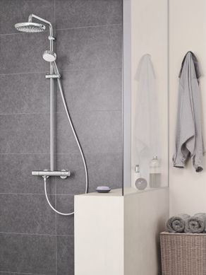 фото Душова система з термостатом для душа Grohe New Tempesta Cosmop. System (27922001)