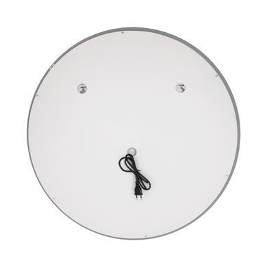 фото Зеркало Qtap Mideya R800 с LED-подсветкой Touch, с антизапотеванием, с часами, диммером, рег. яркости QT2078NCR8080W