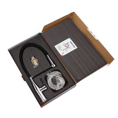 фото Змішувач для кухні Mixxus Premium Summer 017 REFL.BLACK (MI6960)