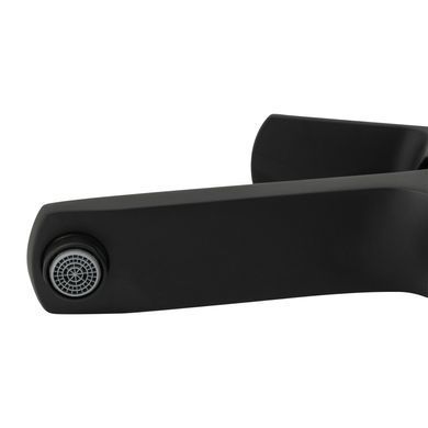 фотографія Змішувач для раковини Qtap Lipno високий QTLIPNO1023H101CB Black Matt