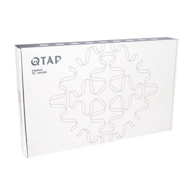 фотографія Змішувач для кухні Qtap Vlasta New з гнучким виливом з підключенням для питної води QTVLA364GMB45649 Gunmetal Black PVD