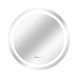 Зеркало Qtap Mideya R800 с LED-подсветкой Touch, с антизапотеванием, с часами, диммером, рег. яркости QT2078NCR8080W