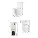 Унітаз підлоговий Qtap Virgo Ultra Quiet безобідковий з сидінням Soft-close WHITE QT18226092AW