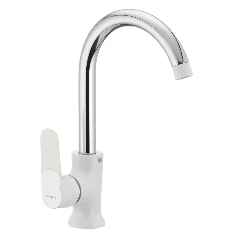 фото Кухонний змішувач білий Mixxus Premium Tiger 014 (MI0573)