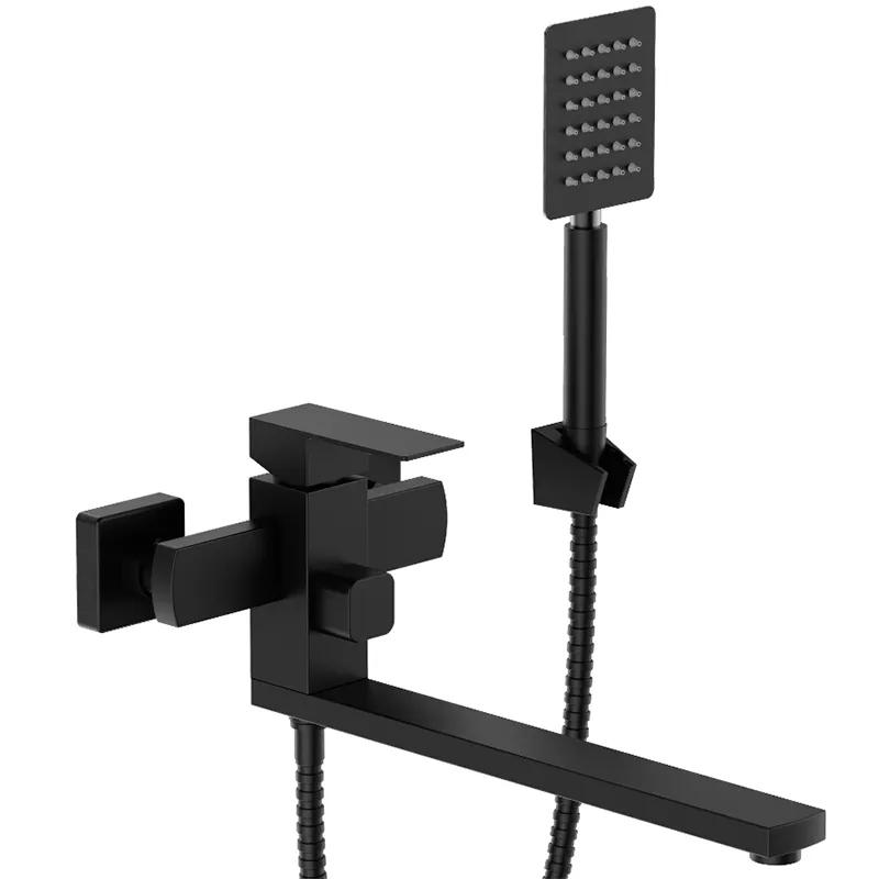 фотографія Змішувач для ванни Mixxus KUB-007 (Euro) Black з нерж. сталі SUS304 (MI6095)