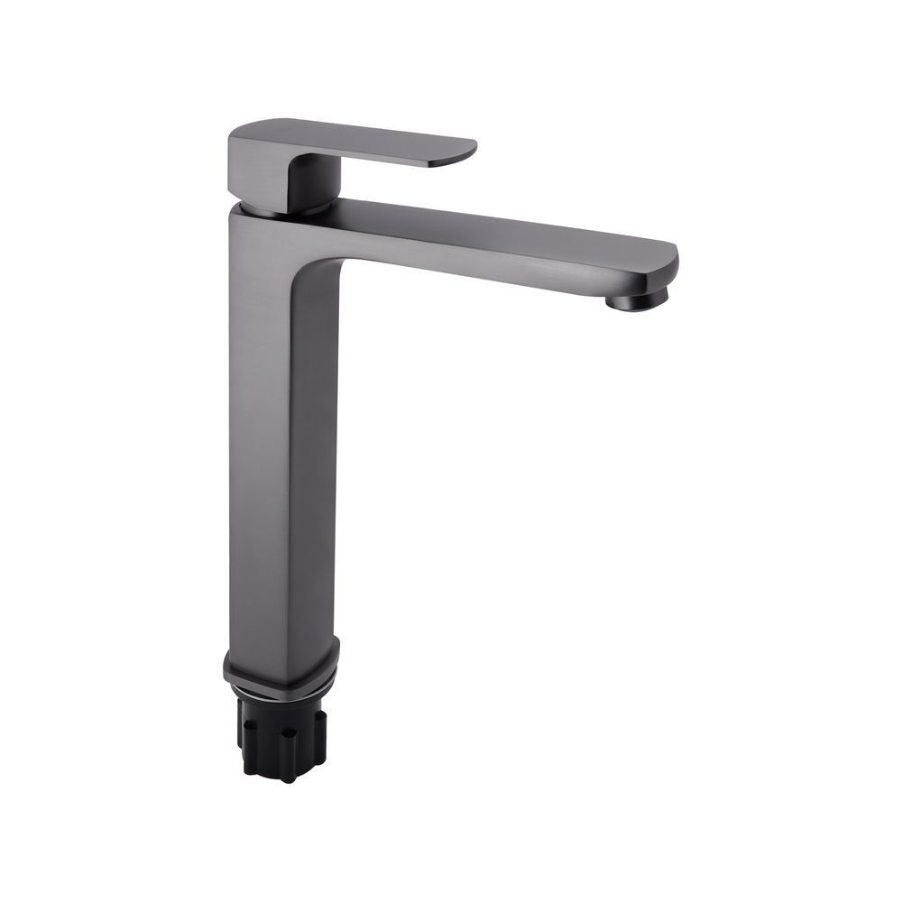 фото Смеситель для раковины Qtap Lipno высокий QTLIPNO10H23101G Graphite