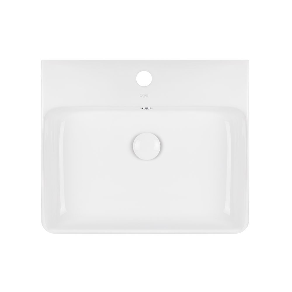 фото Раковина Qtap Nando 500х420х130 White с донным клапаном QT1211K404AW