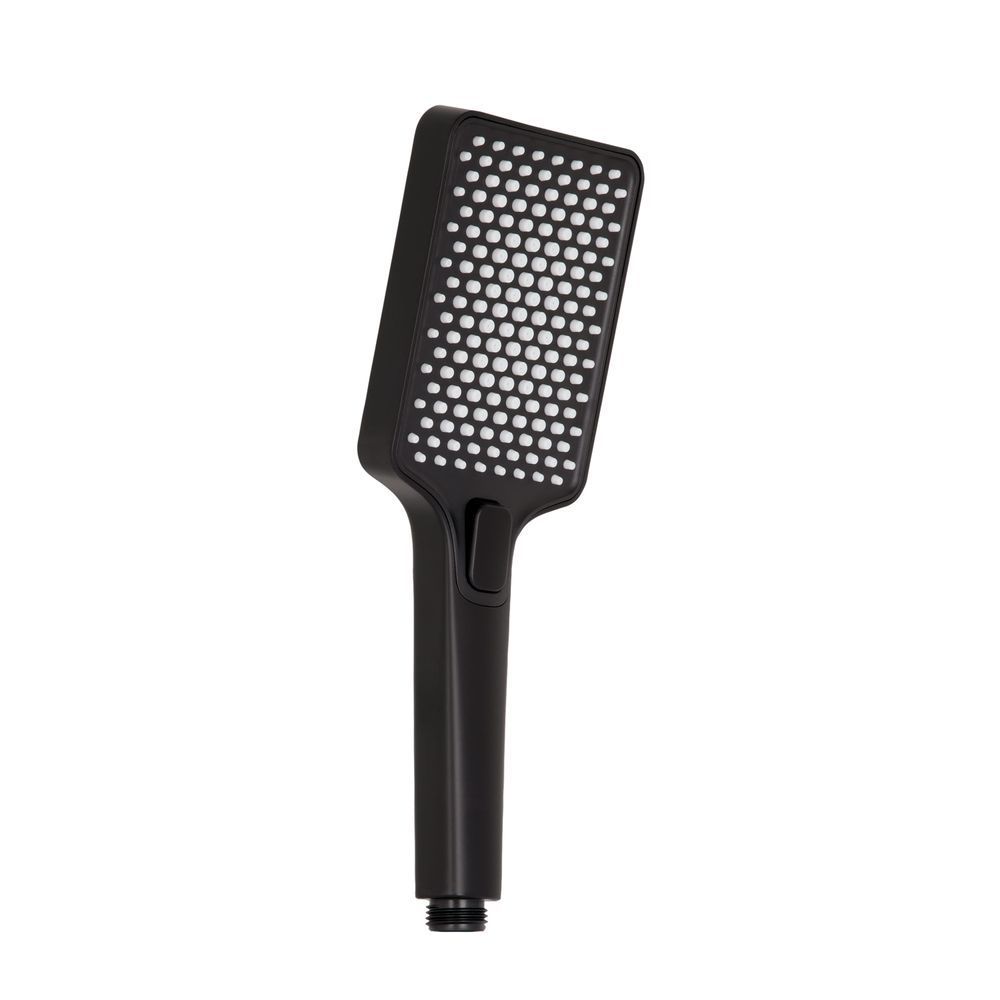 фото Лейка для ручного душа Qtap Rucni 140x95 мм прямоугольная QTRUC125BLM45959 Black Matt