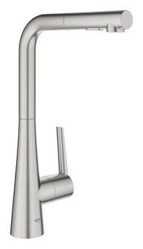 фотографія Змішувач для кухні з висувним виливом Grohe Zedra (32553DC2)