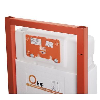 фотографія Набір інсталяція 4 в 1 Qtap Nest ST з круглою панеллю змиву QT0133M425V1163GB