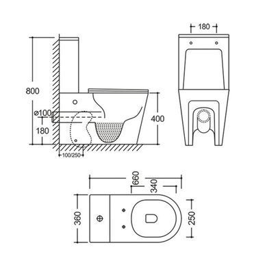 фото Унитаз напольный Qtap Vlasta Ultra Quiet безободковый с сиденьем Soft-close WHITE QT28228300W