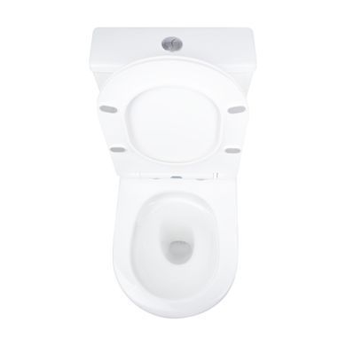фото Унитаз напольный Qtap Vlasta Ultra Quiet безободковый с сиденьем Soft-close WHITE QT28228300W