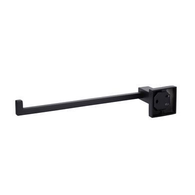 фото Держатель для полотенца Qtap Crow 262 мм QTDRZAK7101103B Black (Drž&aacute;k)