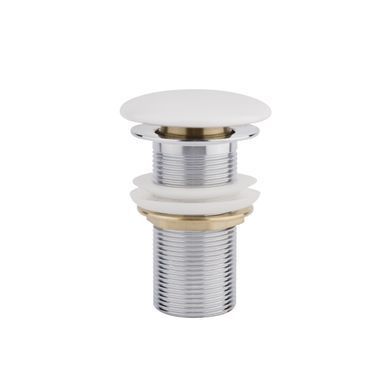 фотографія Раковина Qtap Nando 500х420х130 White з донним клапаном QT1211K404AW