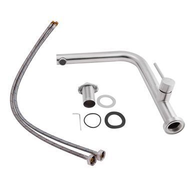 фото Смеситель для кухни Qtap Zdenek QTZDN9032103FC Brushed Nickel PVD