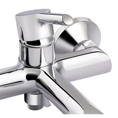 фото Смеситель для ванны Qtap Grand (c душевым гарнитуром) QTGRACRM006 Chrome