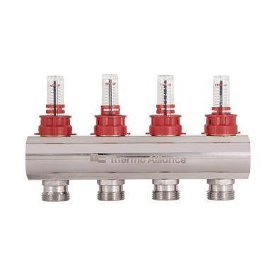 фото Коллектор с расходомерами Thermo Alliance Standart 1" 4 выхода SD235W4