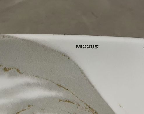 фото Раковина накладна MIXXUS PREMIUM ELLIPSE-0105 MARBLE-BLACK 600х400х150mm (MP6565)