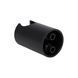 Держатель для ручного душа Qtap Spojeni округлый QT829910842854OB Black Matt