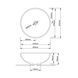 Раковина-чаша Qtap Owl 400х400х155 White QT1911K53WN