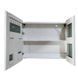 Дзеркальна шафка MIXXUS PREMIUM OLIVARY CM01-70x70x13 з LED Touch, димером, рег. яскравості (MI8295)