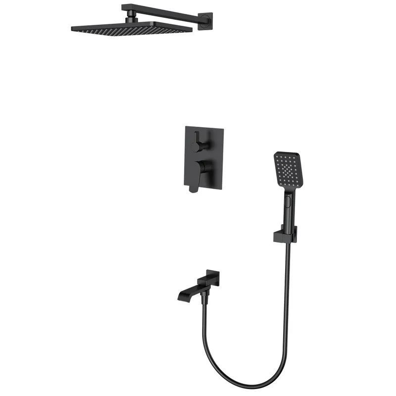 фото Встраиваемая душевая система Mixxus Premium DALI 009 INNER BOX Black (MI6755)