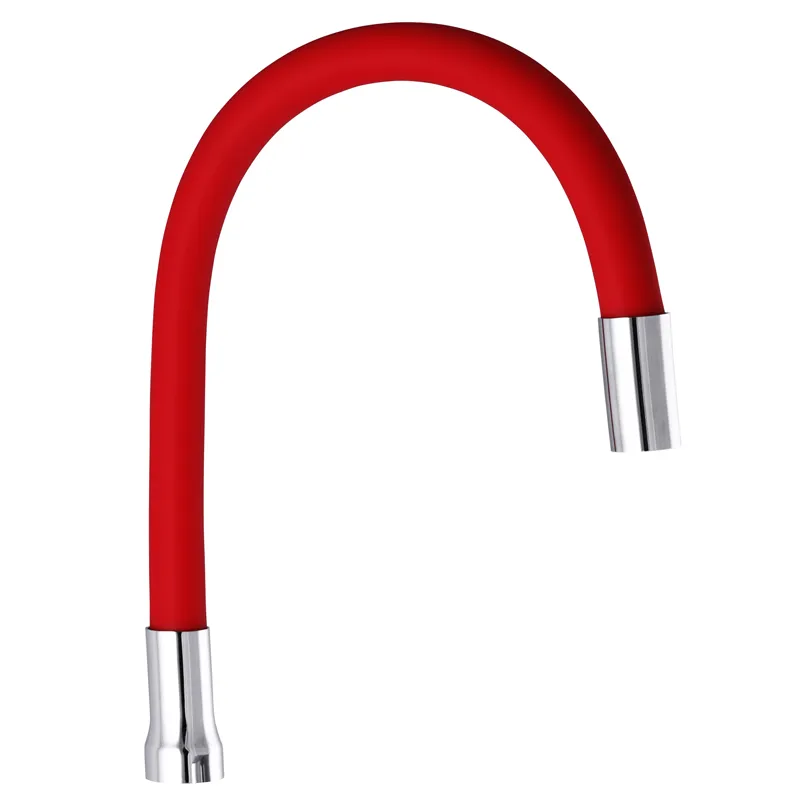 фото Вилив для змішувача гнучкий Champion RED (GU0013)
