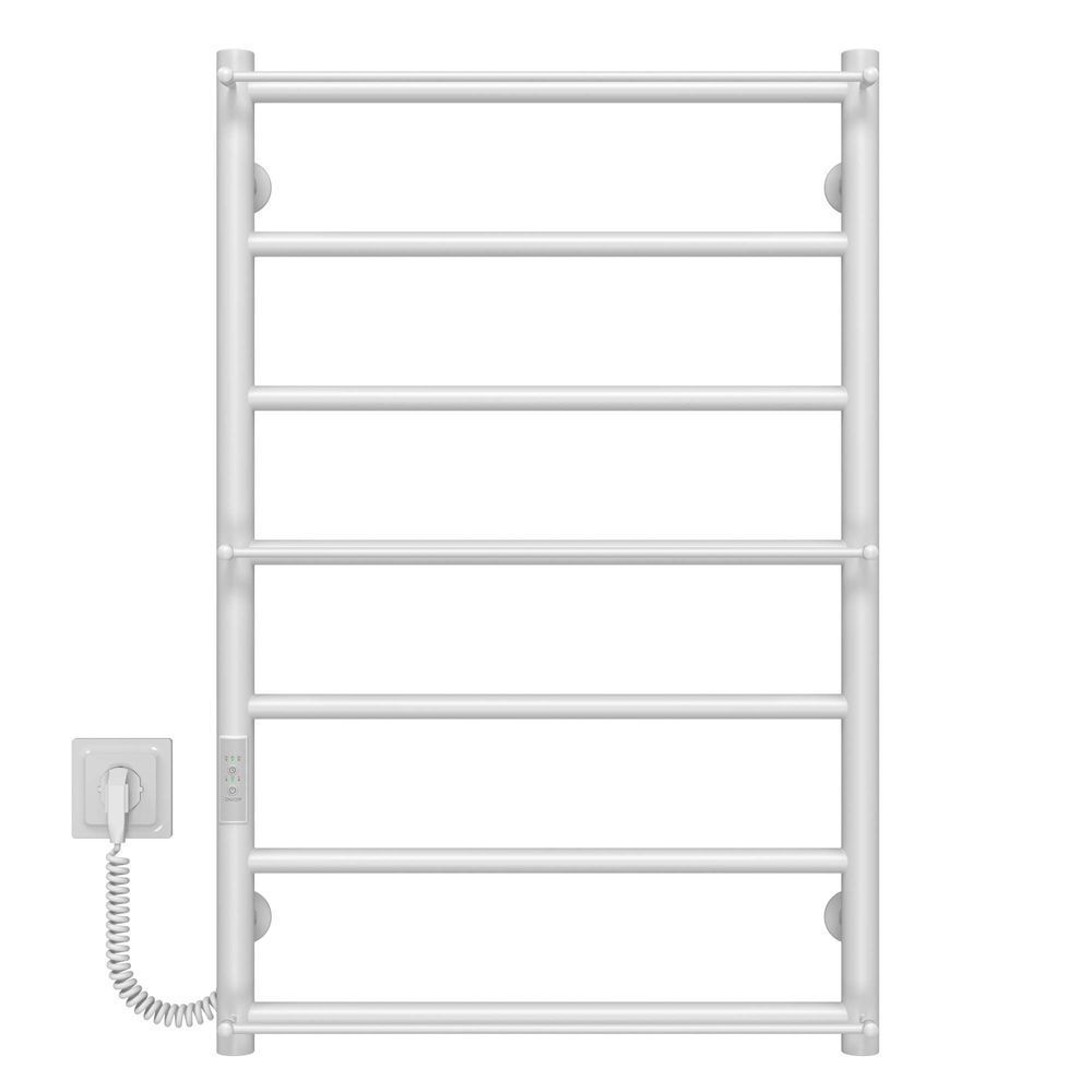 фото Рушникосушарка електрична Ladder П7 500х800 Deffi нержавіюча сталь (Білий, WD03, Ліве підключення)