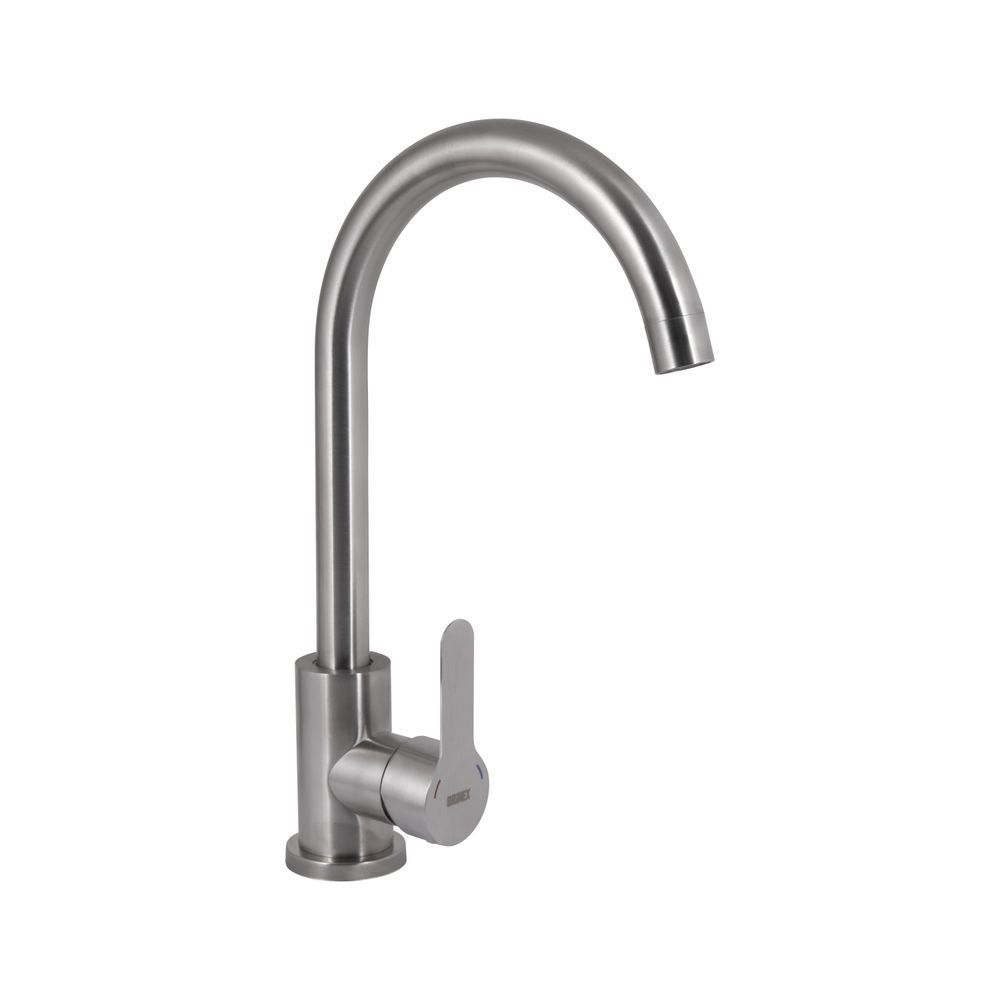 фотографія Змішувач для кухні U-образний Brinex Pure 015F U-образний Nickel BRIPUR015FNKL