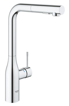 фото Змішувач для кухні з висувним виливом Grohe Essence New (30270000)