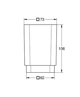фото Стакан для зубних щіток Grohe Selection Cube (40783000)