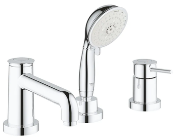 фото Змішувач на борт ванни на 3 отвори Grohe BauClassic (2511800A)