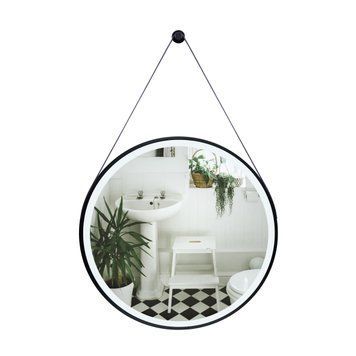 фотографія Дзеркало Qtap Robin R600 з LED-підсвічуванням, на ремені QT13786502B
