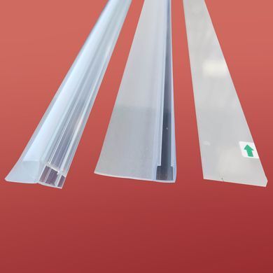 фото Двері у нішу розсувні KOER SR SD02-120x200-TR-01 прозоре скло EASY CLEAN 8мм хром (KR5384)