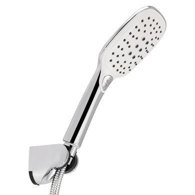 фото Смеситель для ванны Qtap Grand с поворотным изливом (c душевым гарнитуром) QTGRACRM005 Chrome
