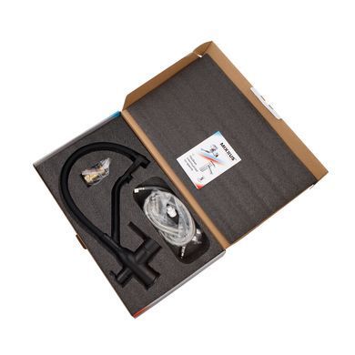 фотографія Змішувач для кухні MixxusPremium Gravity 021 BLACK REFL.BLACK (MI6978)