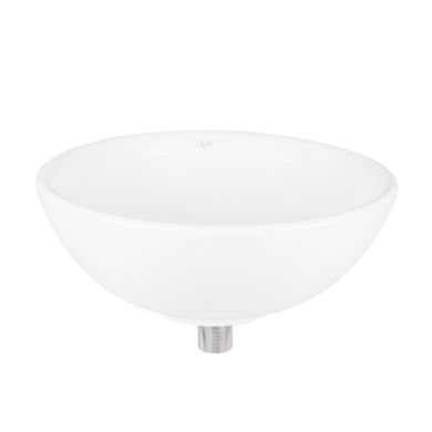 фото Раковина-чаша Qtap Owl 400х400х155 White с донным клапаном QT1911K53W