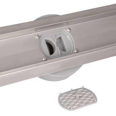 фото Трап из нержавеющей стали Qtap Scorpio FA700 (поворотный сифон/комбинированный затвор) 700 мм