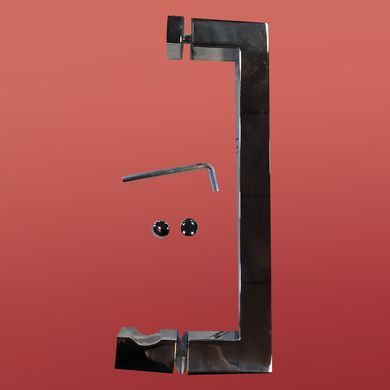 фото Двері у нішу розсувні KOER SR SD02-120x200-TR-01 прозоре скло EASY CLEAN 8мм хром (KR5384)