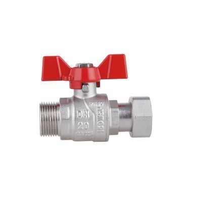 фотографія Кран кульовий з накидною гайкою Thermo Alliance Forte 3/4" ВЗ для води прямий SF261W20