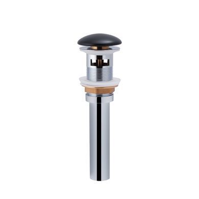 фотографія Раковина Qtap Nando LT 500х420х120 Matt black з донним клапаном QT12112173SMBMB