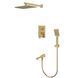 фото Встраиваемая душевая система Mixxus Premium DALI 009 INNER BOX Brushed Gold (MI6767)