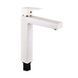 фото Смеситель для умывальника Plamix Kubus-001 HIGH SET White (с подводом) (PM0672)