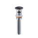 Раковина Qtap Nando LT 500х420х120 Matt black з донним клапаном QT12112173SMBMB