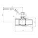 Кран кульовий Thermo Alliance Forte 2" ВЗ для газу (ручка) SF605G50