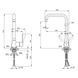 Смеситель для кухни Lidz Nicole 014F1 (k35) LDNIC014F1CRM22010 Chrome