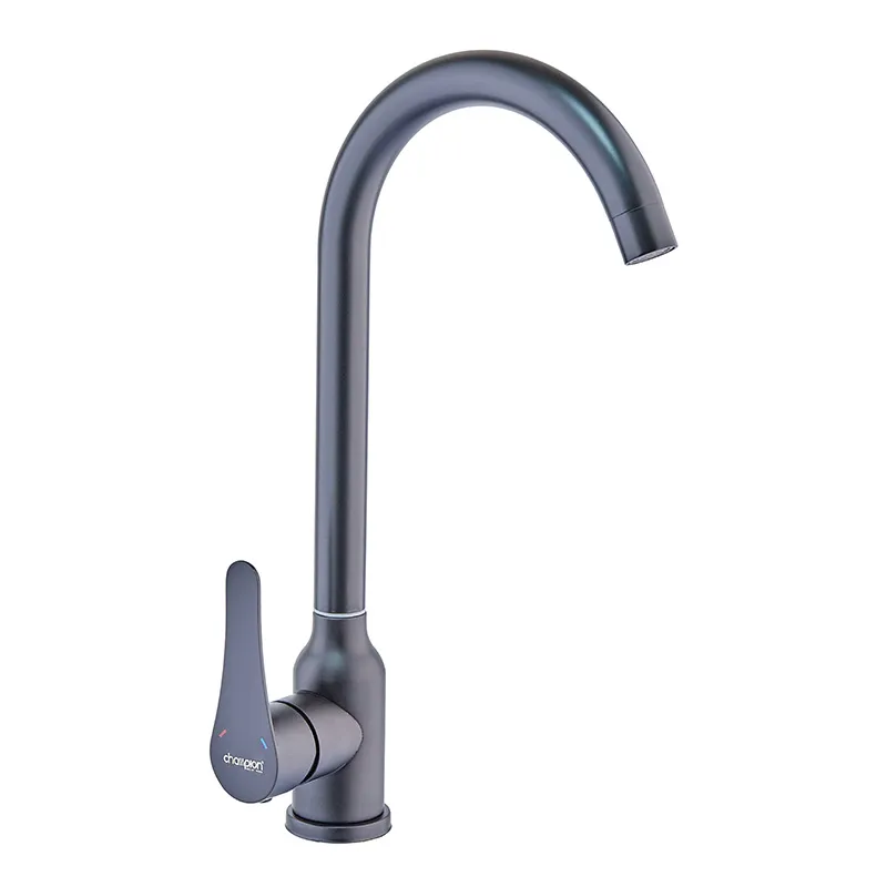 фото Змішувач для кухні Champion SAP-011 Black (нерж. сталь) (CH6149)
