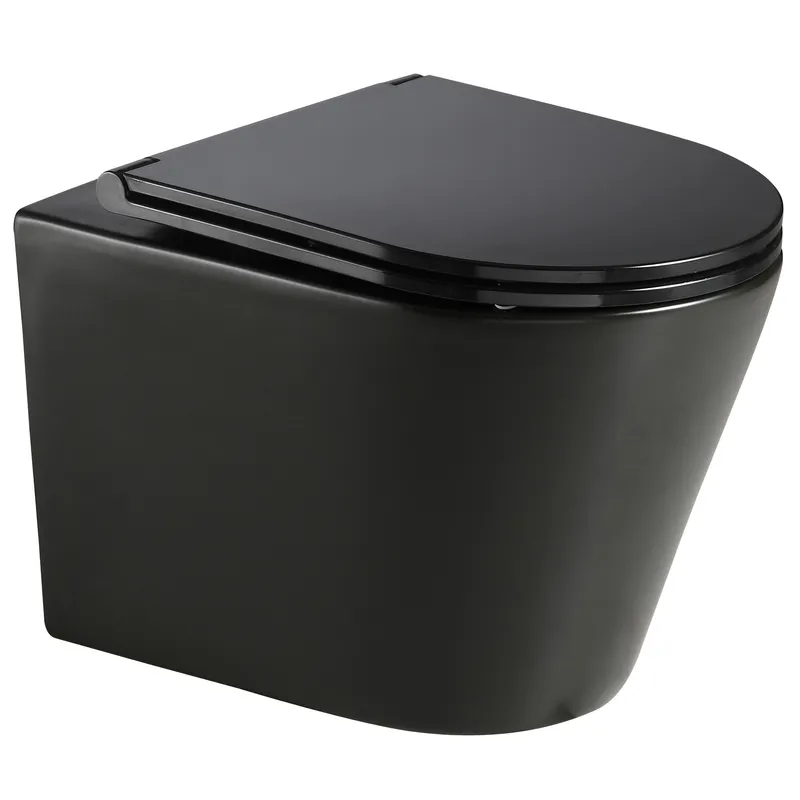 фото Унітаз підвісний Mixxus Premium BEVEL-0301-T3 BLACK 515х355х365mm, система змиву TORNADO 3.0 (MP6595)