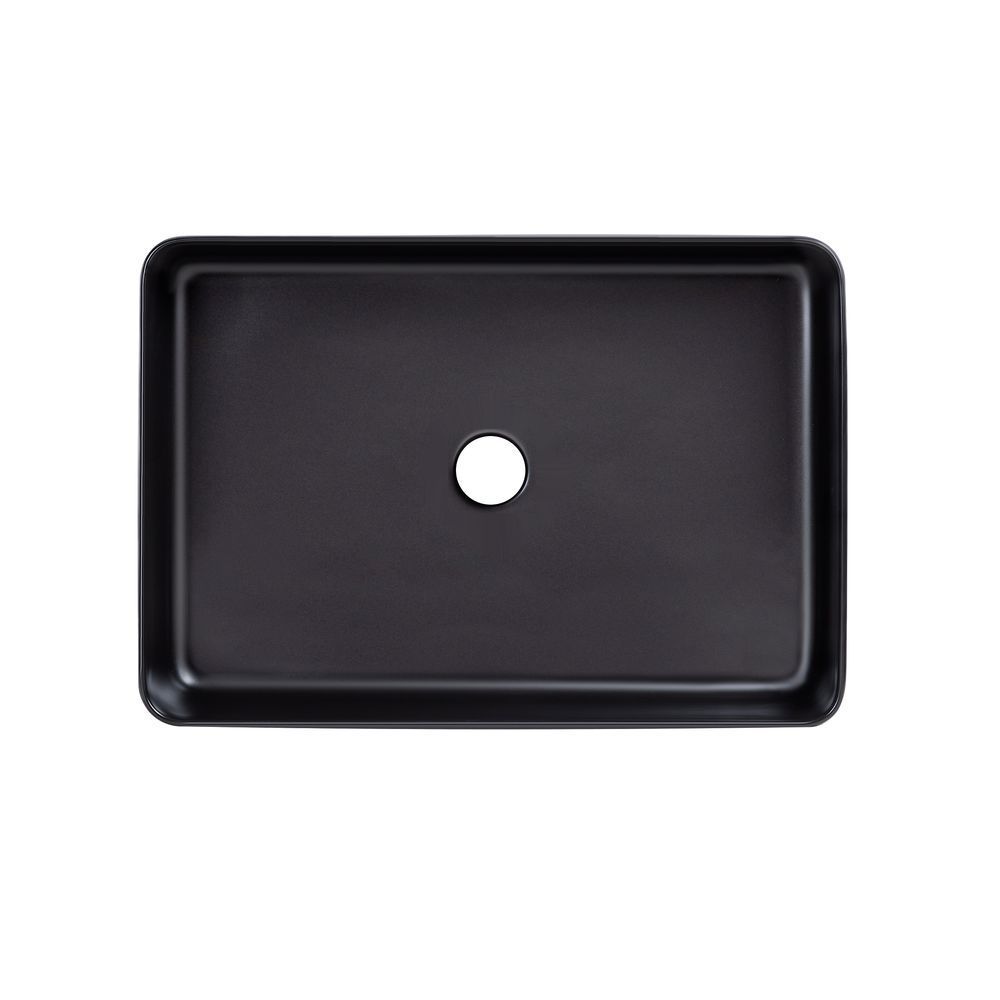 фото Раковина-чаша Qtap Tern 500х350х145 Matt black QT1711A055MBN
