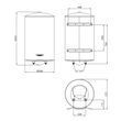 Водонагреватель Ariston ARI 150 VERT 560 THER MO EU с мокрым ТЭНом 3000326